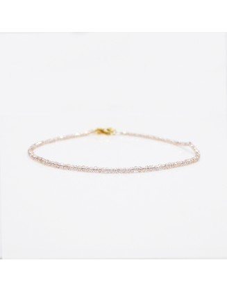 30Pcs Handmade Temperament White Crystal Necklace