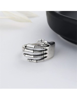 6 pcs Adjustable Open Cuff Party Finger Rings Resizable Jewelry Gifts